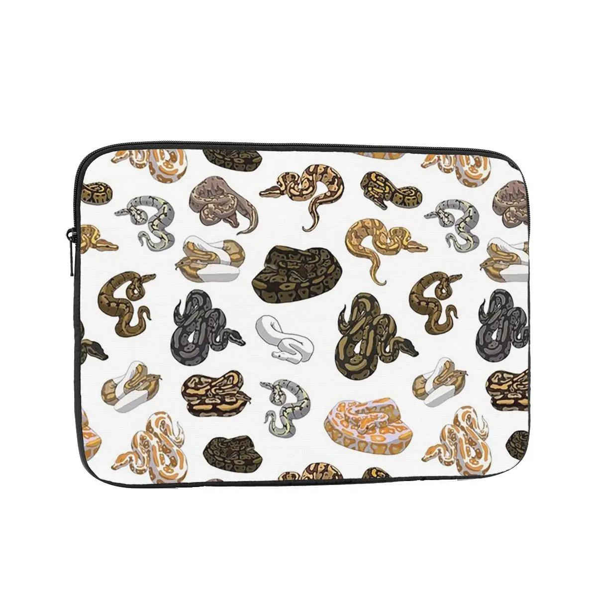 Ball Python Morph Snake Pattern Sleeveless Top Notebook Laptop Bag Case Pouch 10 12 13 15 17 Inch Tablet Shockproof Case Bag