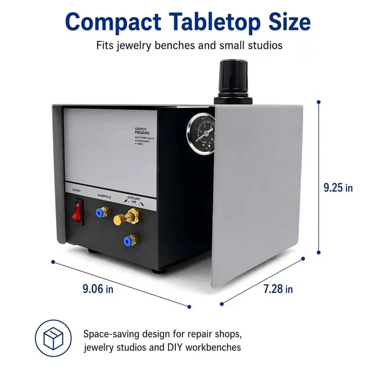 110V Single-Head Pneumatic Impact Engraving Machine 1400rpm 80W GraverMate Jewelry Engraver for Hand Graver Jewelry Making Equipment Jewelry Air Graver