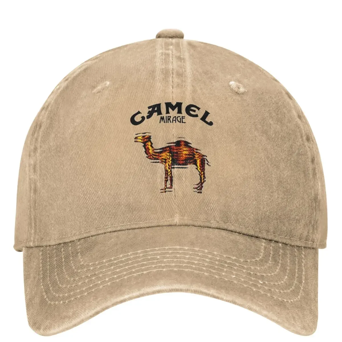 

Cameel Aniaml Baseball Cap Wlidlife Running Hippie Fitted Retro Trucker Hat Men Women Stylish Design Snapback Cap