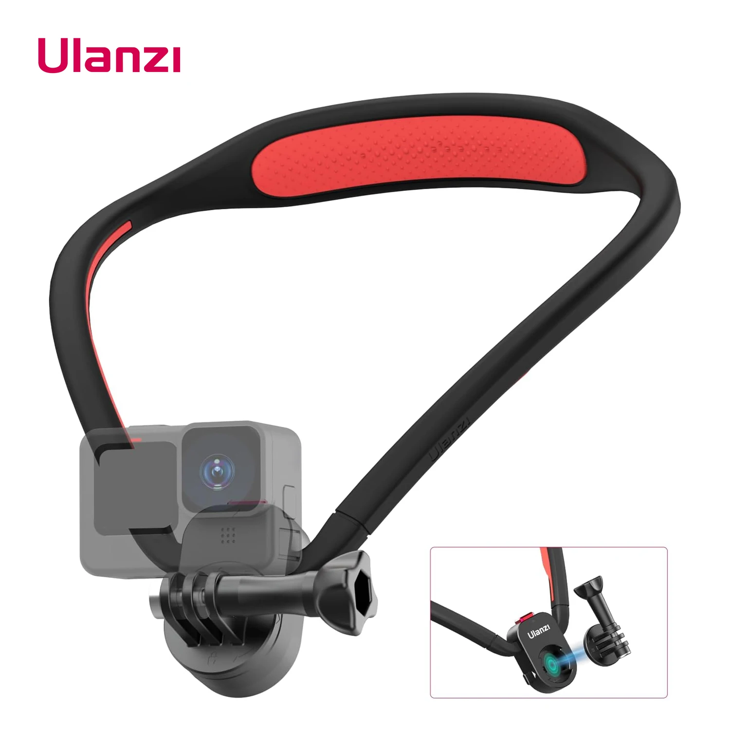 Ulanzi Go Quick II soporte magnético para cuello para GoPro Hero 12 11 10 9 8 7 6 5 Insta360 DJI Osmo accesorios de Cámara de Acción