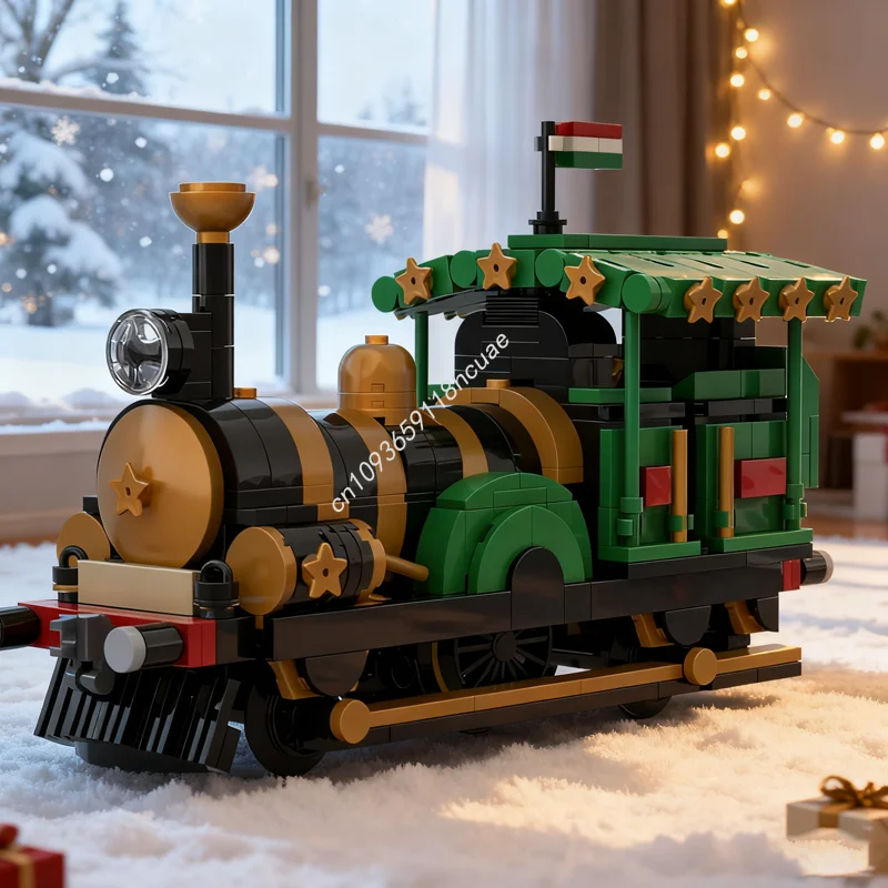 

628pcs MOC Fairy Queen Express MOTORIZED City Trainsed Model Toy Building Blocks Assemble DIY Idea Christmas Gift Education Kids