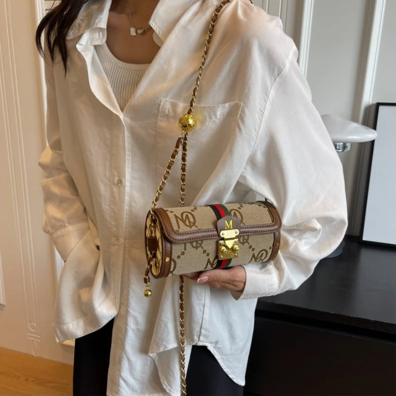 

Vintage Style Luxury Diaper Bag Minimalist Leather Tote For Women Stylish Crossbody Bag Unique Commuter Shopper