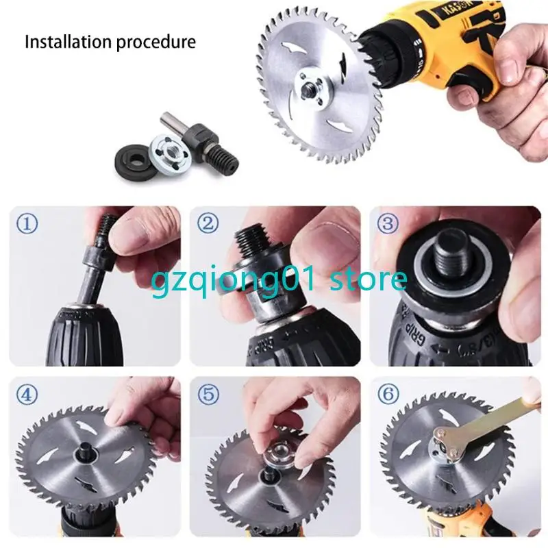 

K3NA 10Pcs Angled Grinder Adapter For Electric Power Drill Converters Attachment Nut