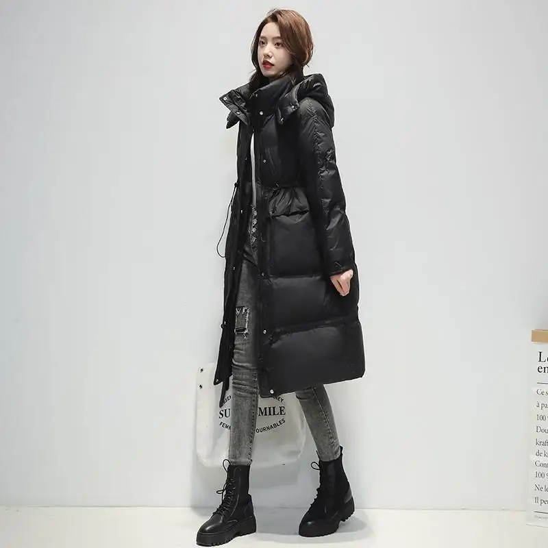 

Winter Women's Down Jacket Warm Hooded High Street Parkas