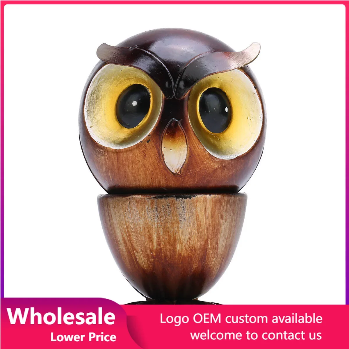 

Home Decor Owl Statue Realistic Fake Bird Lawn Garden Fence Courtyard House Outdoor Indoor Art Model Decorative Room Decor