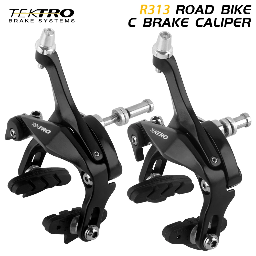 Tektro R313 Road Bike Rim Brakes 25C 28C Rims Speed Bicycle Dual Pivot Brake Caliper Folding Bike Front Rear Brake Cycling Parts