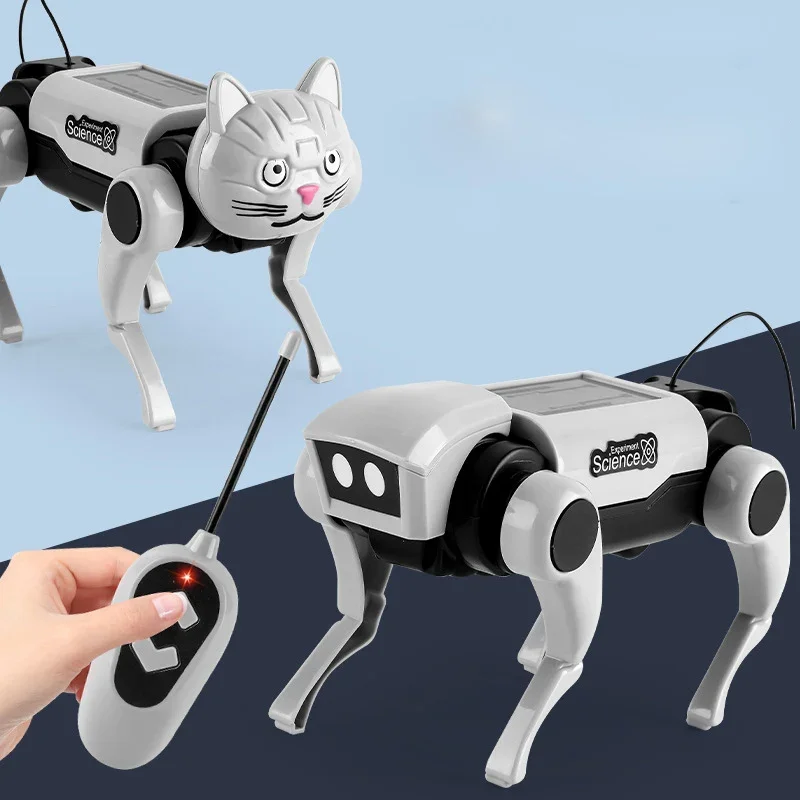 Robot électrique intelligent coule pour chien, jouet mécanique pour chien, cadeaux de bricolage pour garçons et filles, jouet télécommandé pour animal de compagnie