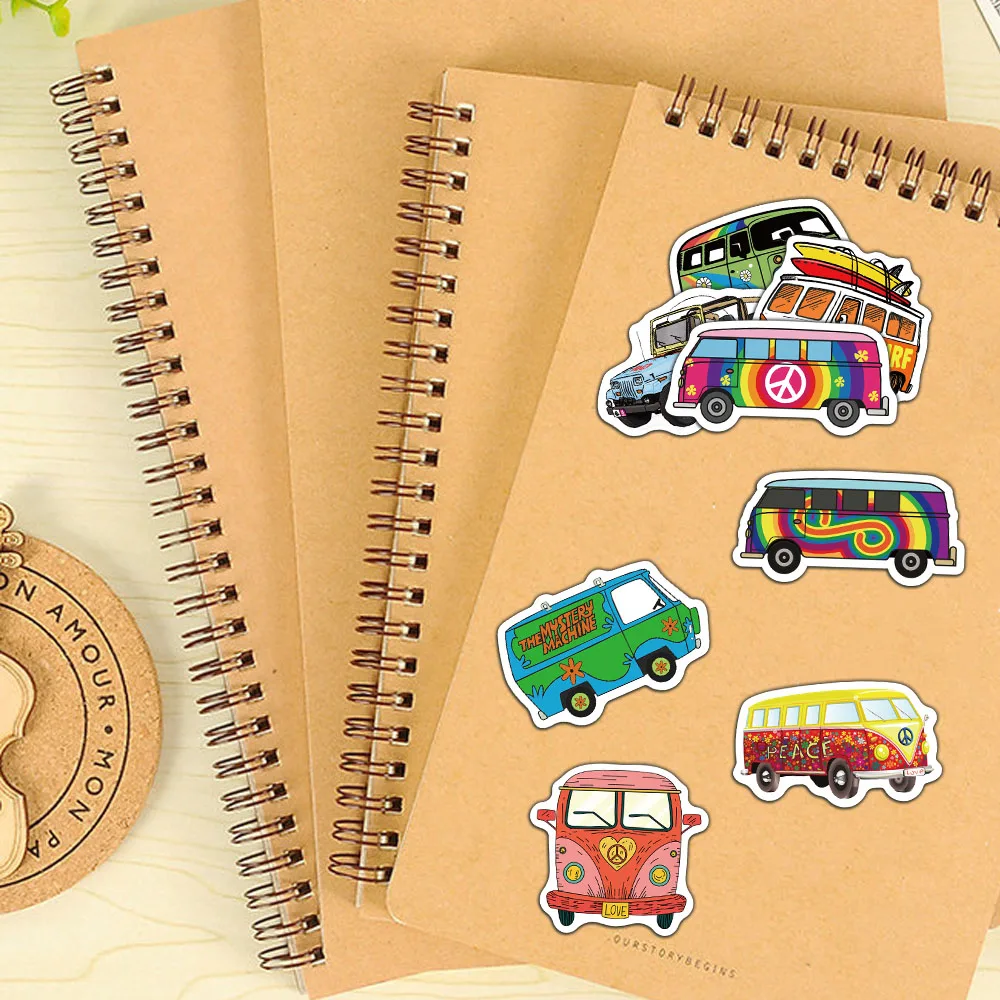 50PCS Creative Hip Hop Graffiti Stickers Decorative Laptop Diary Luggage DIY Waterproof Stickers
