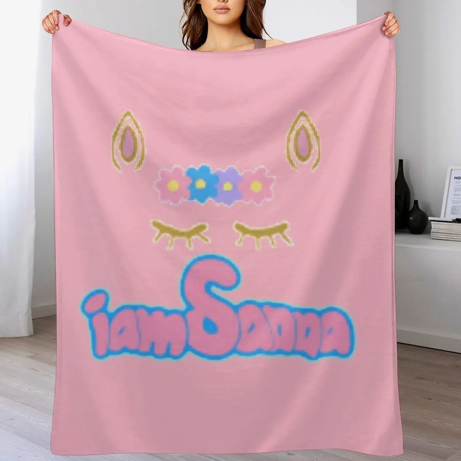 

iamSanna Loves Unicorns Pink NotiamSanna Sanna Throw Blanket blankets and throws Kid'S Bed Blankets