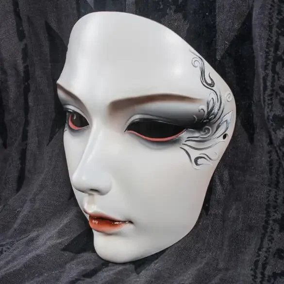 

Chinese Belle Mask Beauty Women Oriental Hanfu Mask Stage Vintage Party