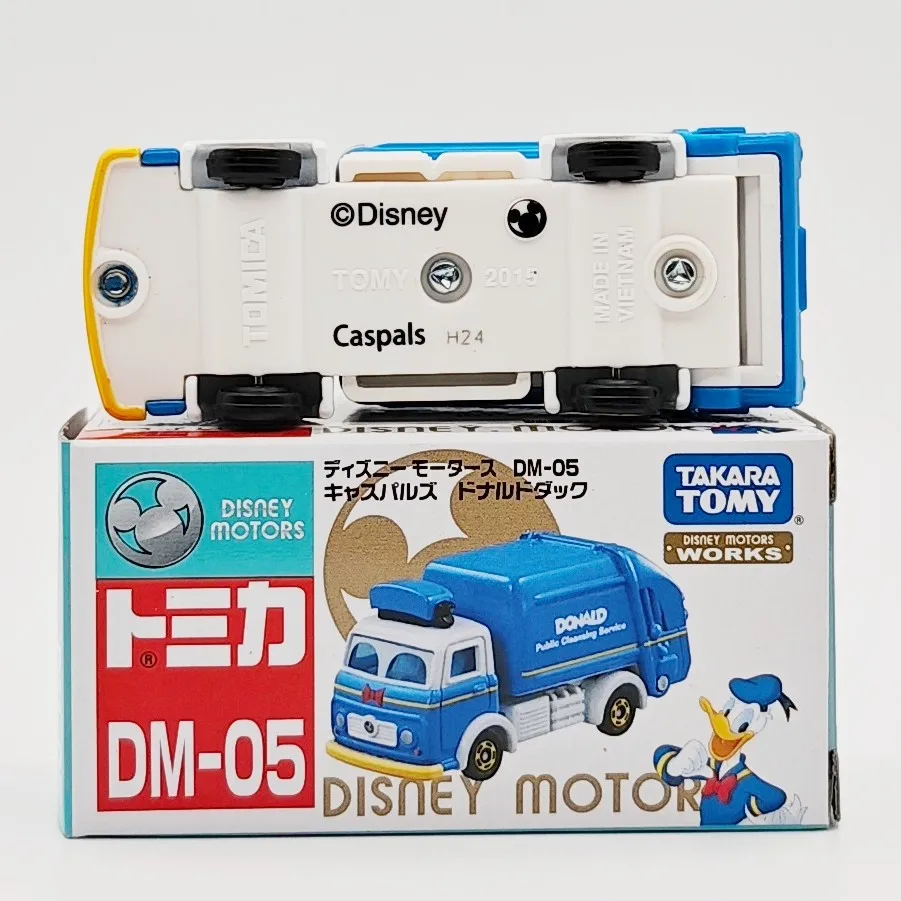 Takara Tomy Disney Motoren Donald Duck Vuilniswagen Dream Sailor Boot Diecast Model Auto Kinderen Speelgoed Collectible DM-05 DM-06