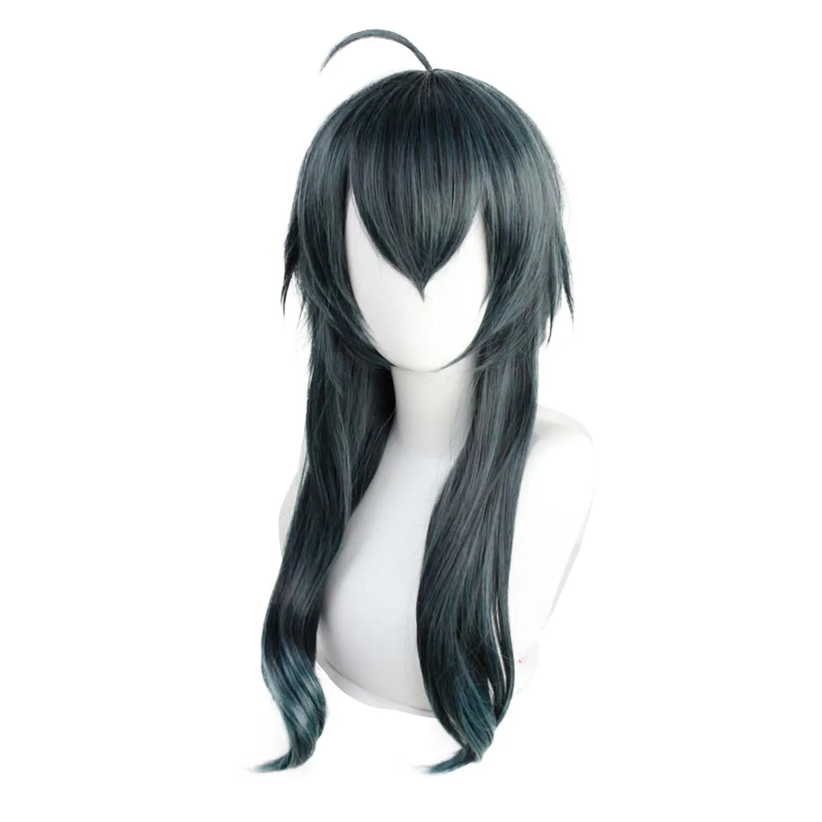 Twisted Wonderland Malleus DRACQMA คอสเพลย์วิกผมสังเคราะห์ทนความร้อนพร้อมแตร