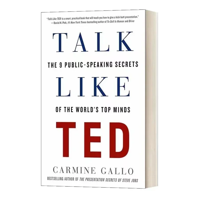 TALK LIKE TED By Carmine Gallo The 9 Public Speaking Secrets Self Improvement Speech Eloquence English Book