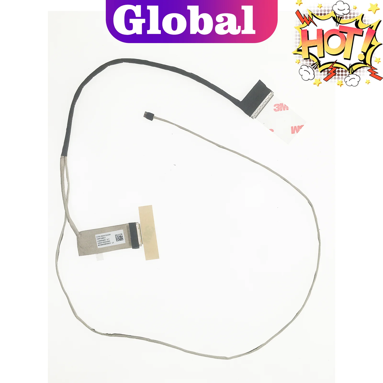 

For ASUS X751S F751L F751LJ f751m/md/s K751M Laptop 30pin Without Touch LCD/LED Cable 1422-02A10AS