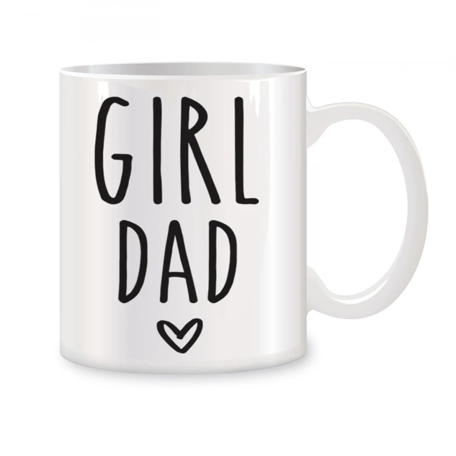 

Father's Day Mugs Gift for Dad, Dad Mugs From Daughter Girl Dad Gifts Birthday Novelty Coffee Ceramic Tea Cups White 11 oz