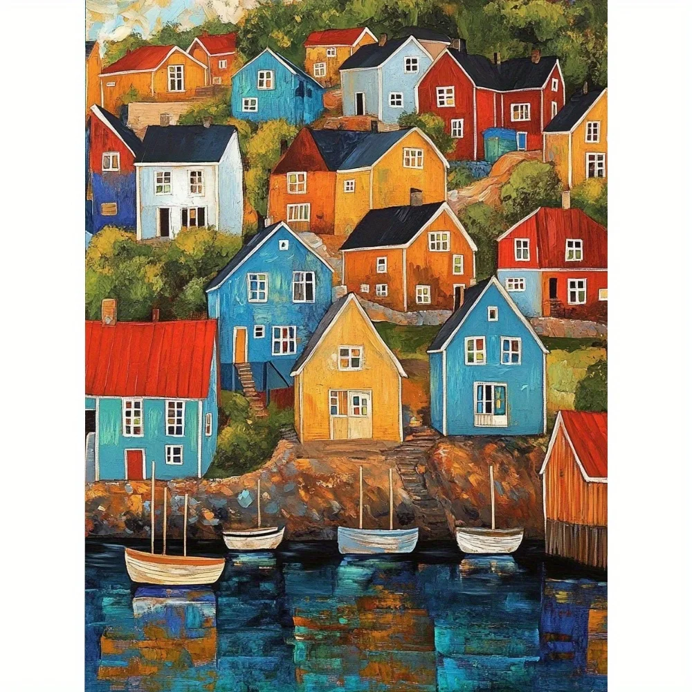 Unframed Diamond PaintingDIY Diamond Painting Kit, Diamond Painting Decorative Artwork, Frameless Art And Craft Set For Home W