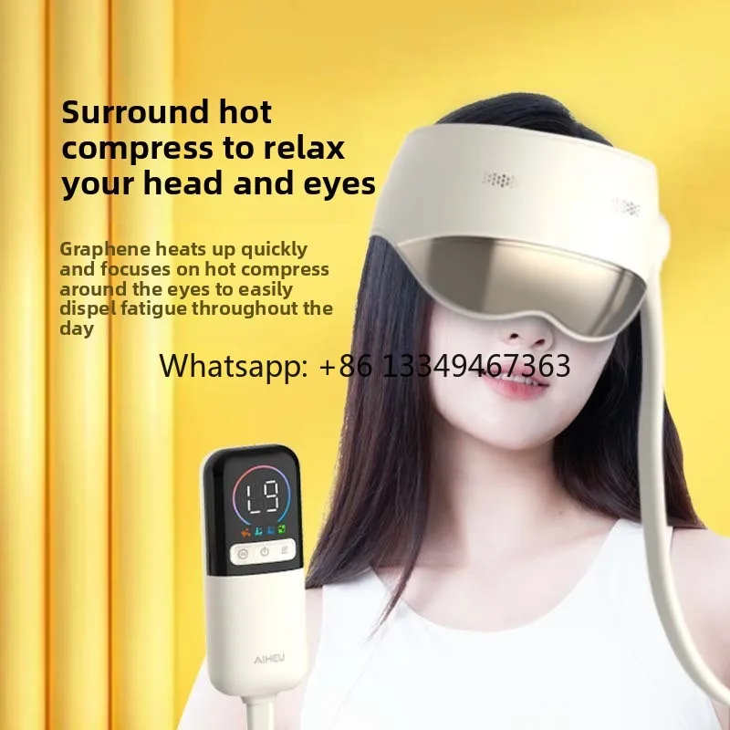 Cross-Border Electric Sleep Cap Head-Mounted Temple Eye Hot Compress Massager Relaxation Aid