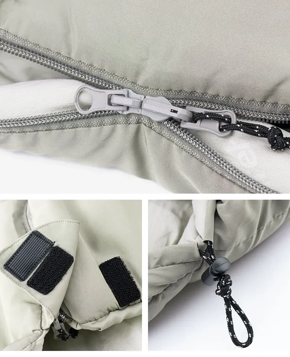 Naturehike Schlafsack M180 M300 M400 Camping Zusammensteckbarer Schlafsack Wasserdichter Hüllenschlafsack Maschinenwaschbar – Detail 8