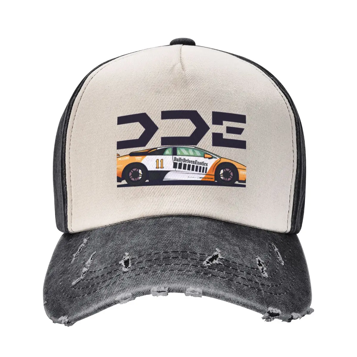 DDE Daily Driven Exotics - Roaring Supercar Majesty - Lambo Murcielago LP640 Baseball Cap Golf Cap tea Hat Men's Caps Women's