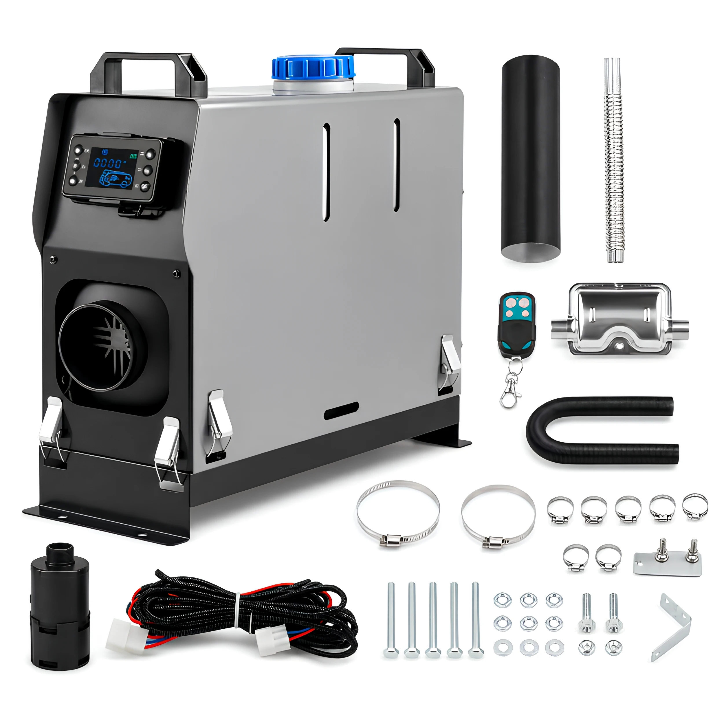 Factory 12v 24v Parking Air Heater 5kw 8kw with High Power, Low Noise, Low Fuel Consumption Available in Stock