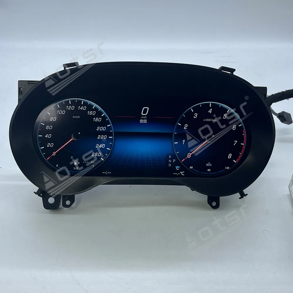 

12,3-дюймовый с Carplay для Mercedes-Benz GLA/A 2013-2019, автомобильный ЖК-дисплей, цифровой кластер, приборная панель, приборная панель, умный модуль