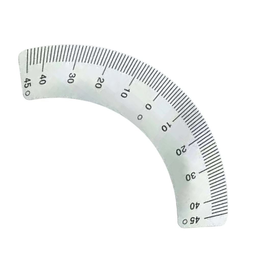 Protractor Milling Angle Plate Miller Accurate Scale Ruler 45 Degree Arc Gauge Measuring Tool for Metalworking