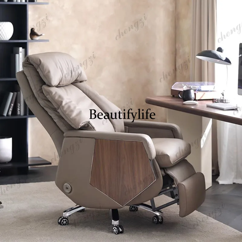 Cadeira de Escritório Giratória K182 Luxuosa Moderna Ergonômica Confortável para Computador