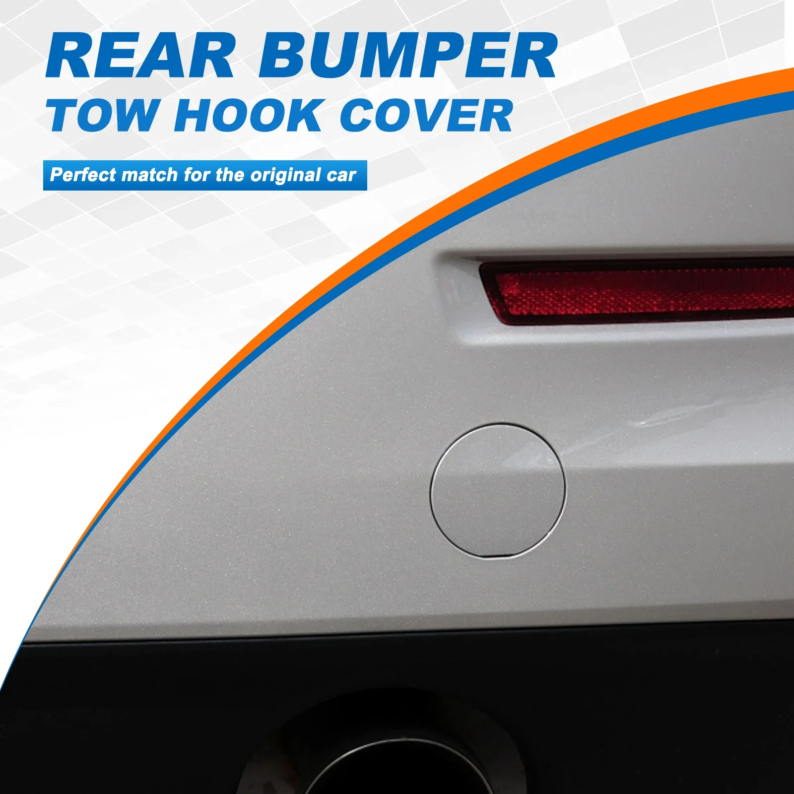 المصد الخلفي سحب هوك غطاء غطاء سحب العين لشروليه ماليبو اكسسوارات 2013 2014 2015 #5