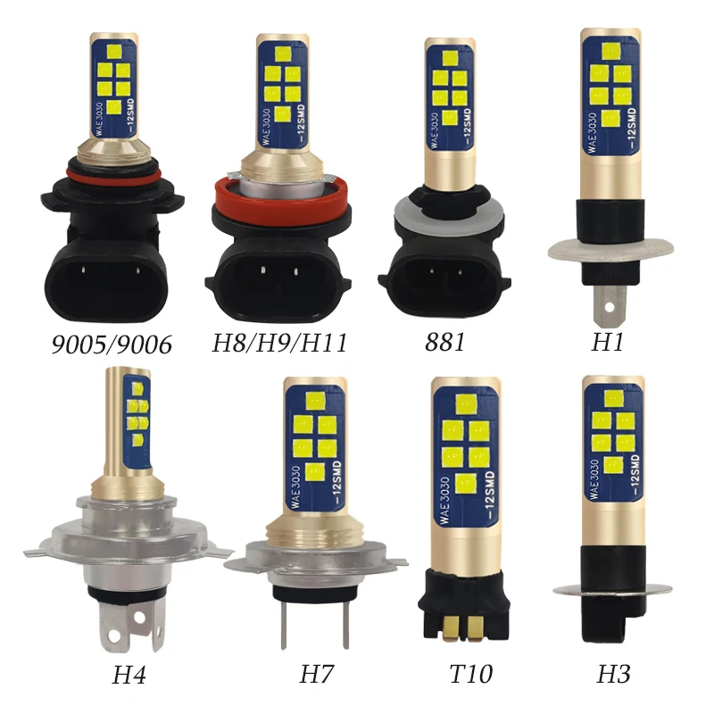 H11 Led Headlight Canbus No Error H9 H8 H16 Car Bulb High Power White Fog Light Diode Lamp 12v 55w For Fiat Freemont 2011~2016