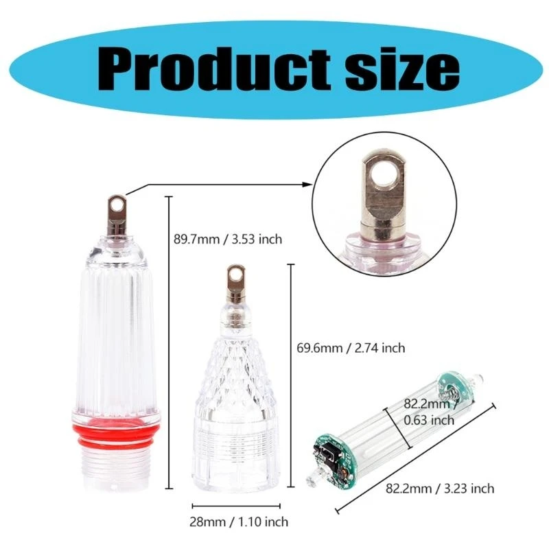 

LED Fish Baits Light Deep Drops Fishing Light Waterproofs Fishing Lamp Baits Lures LED Night Fishing Light Attractants