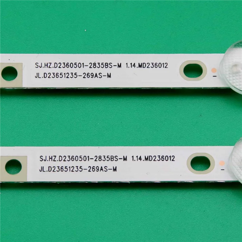 2PCS Kits New LED TV's Illumination Bars SJ.HZ.D2360501-2835BS-M Backlight Strips JL.D23651235-269AS-M Planks Matrix Lanes Tapes