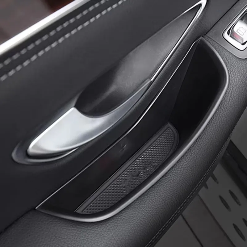 For Mercedes Benz New C GLC Class 2016 2017 2018 X253 C253 W205 C205 Car Door Storage Box Tray Organizer Interior Accessories