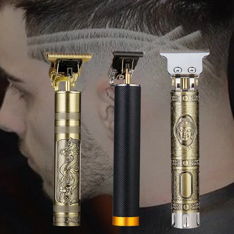 Retro Oil Head Fader T9 Dragon Phoenix Buddha Electric Clipper Razor