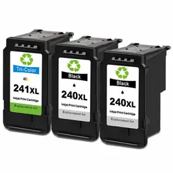 PG 240XL & CL 241XL Remanufactured Ink Cartridge Replacement For Canon for Pixma MG3620 TS5120 MG2120