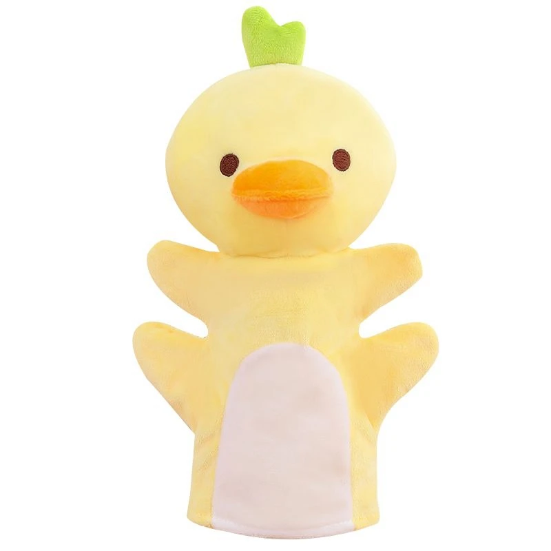 25CM Animal Chick Hand Pluche tot Super Leuk Toespraakverhaal Rustgevende dierenpop voor kinderen als verjaardags- en kerstcadeau