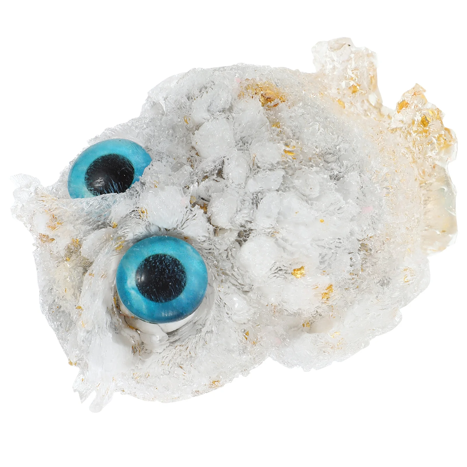 

Small Crystal Owl Statue Delicate Desktop Decoration Exquisite Crystal Animal Ornament for Home Office Tabletop Decor