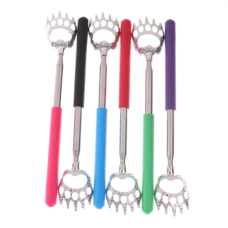 Handy Retractable Hand Grip Five-tooth Massage Tools Back Scratcher Scratching Device For Elderly Hand Grip Relieve Itch