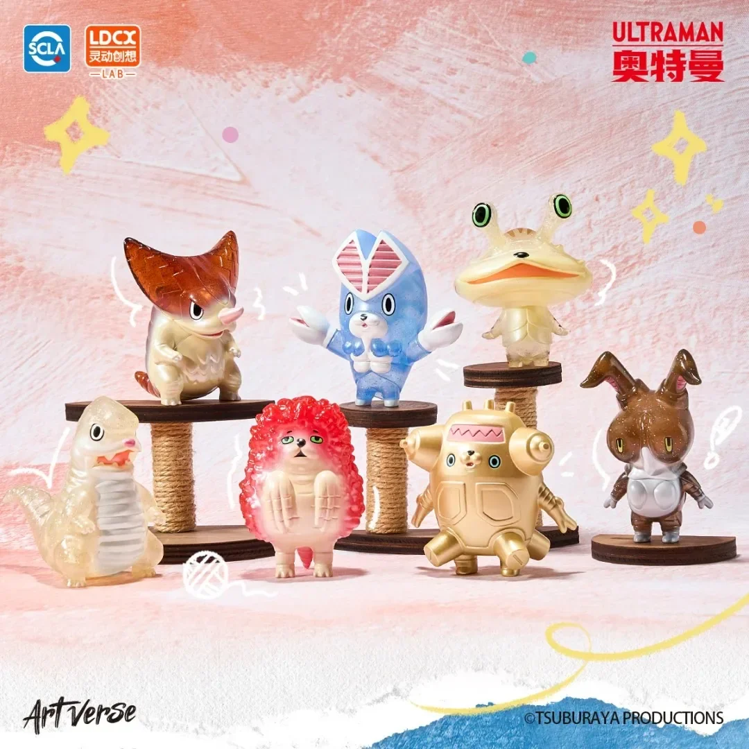 Ultraman Monster Artverse Baketan Vo.1 caja ciega de vinilo muñeca Zetton Pigmon figura de acción Anime modelo caja misteriosa colección Juguetes