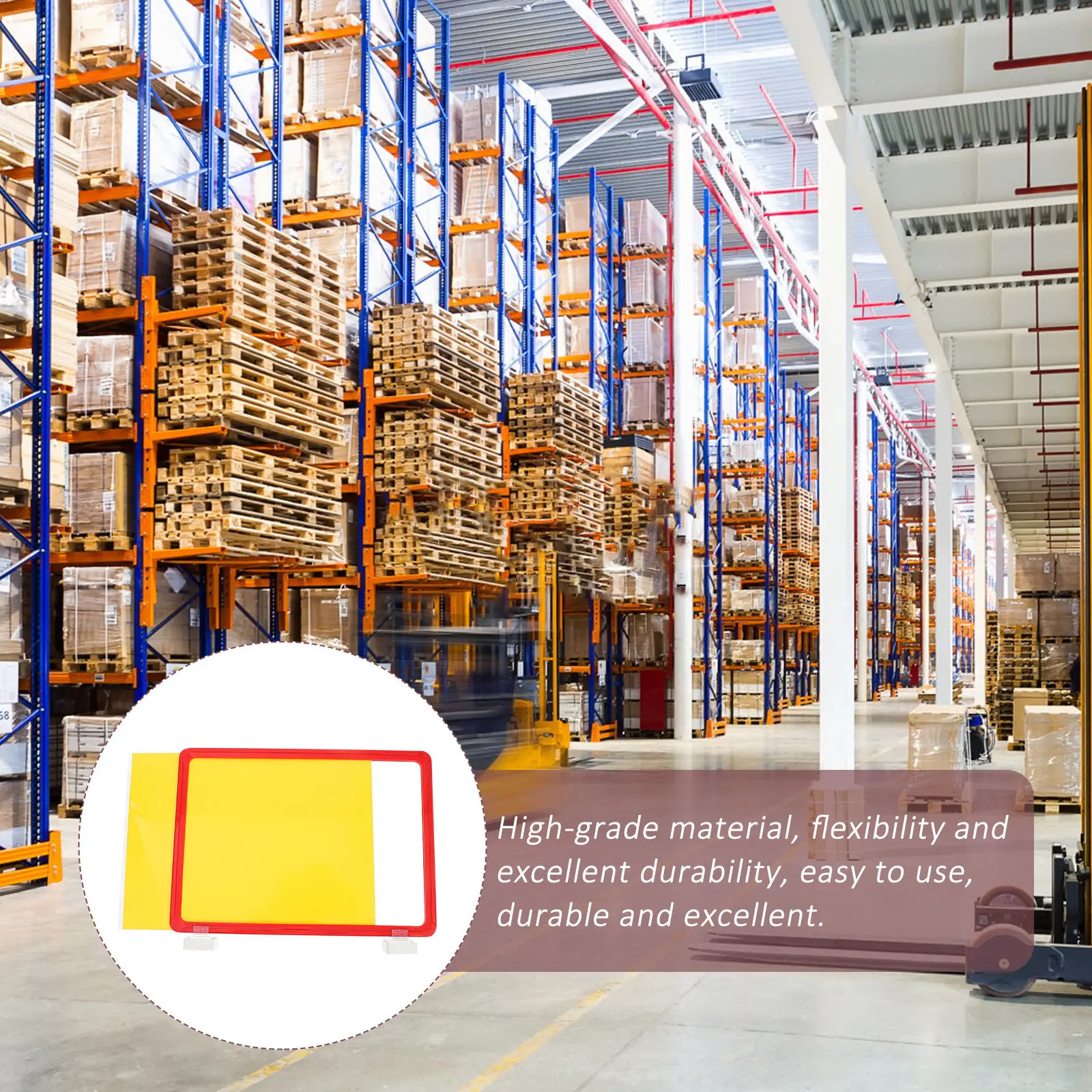 1Pcs Magnet Warehouse Signboard Strong Stable Shelf Label Indicator Reusable Magnetic Classification Guide Factory Label Board