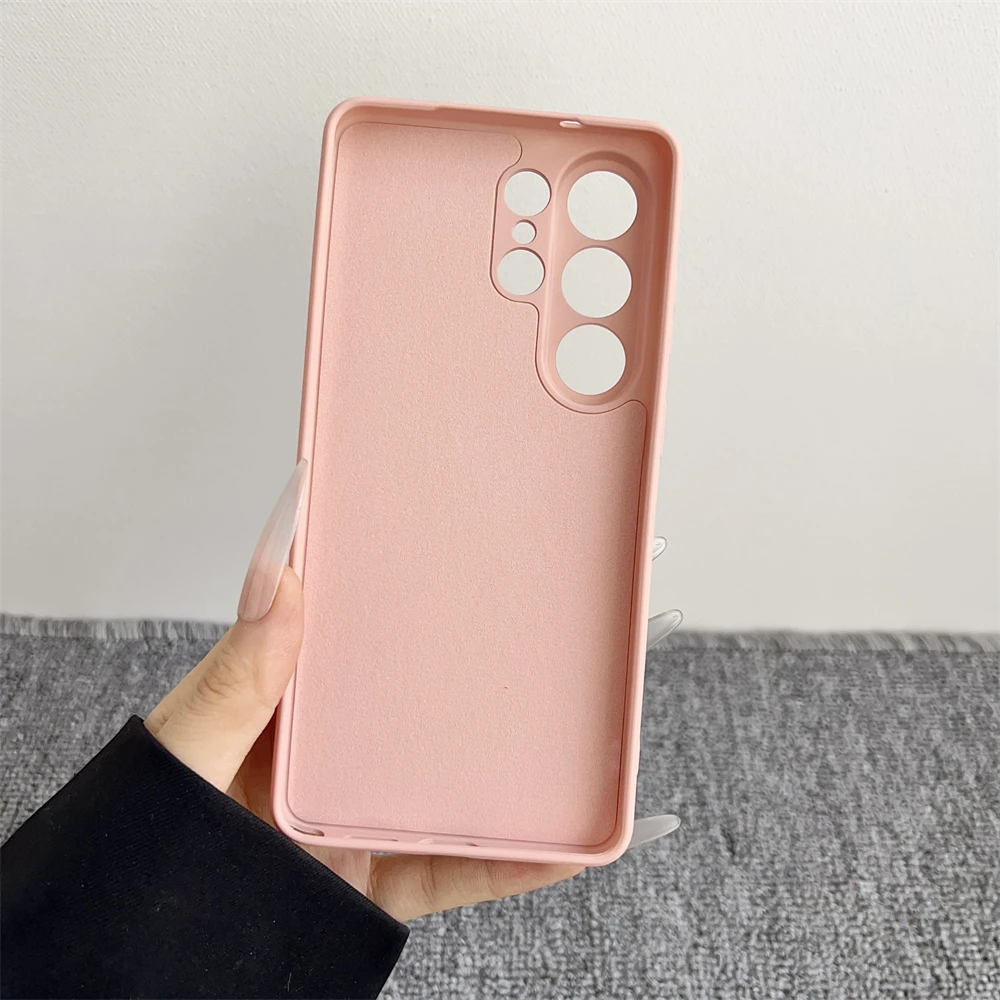 Stoßfeste, flüssige Silikon-Softhülle für Samsung Galaxy A51 A14 A15 A16 A17 A22 A23 A55 A56 A53 A72 A73 A26 A35 Offizielle matte Hülle – Detail 24