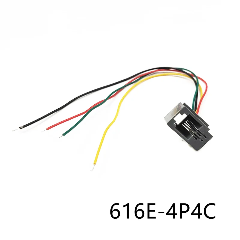 5PCS 616E 623k 616M 641D RJ11\\RJ12\\RJ45 Female Socket for Internet Phone With Cable 15cm