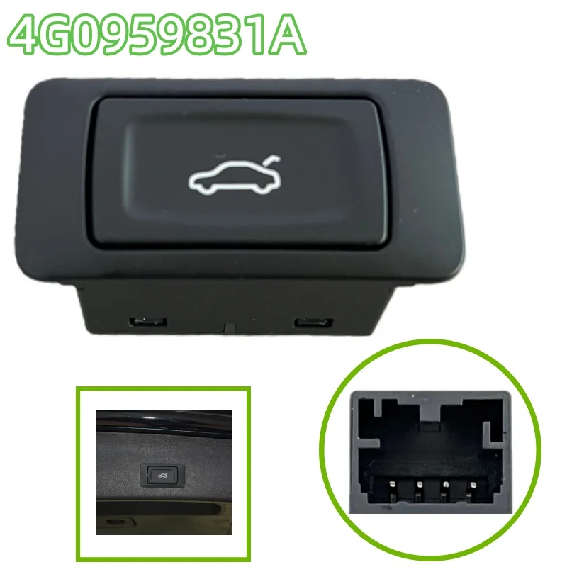 4G0959831A Interruptor De Liberación Del Botón De Bloqueo Del Maletero De Energía Eléctrica Para For Audi Q5 Q7 A4 A6 A8 A7 Q3