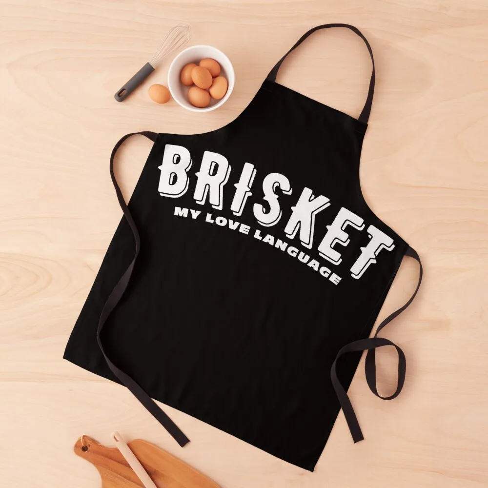 

Brisket My Love Language Apron for kitchen useful cook wear Apron