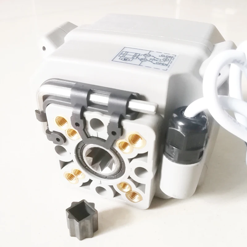 Imagem -04 - Analógico Atuador Modulador Proporcional Válvula Atuador Conexão Face Iso5211 F03 F05 05v010v420ma Flange