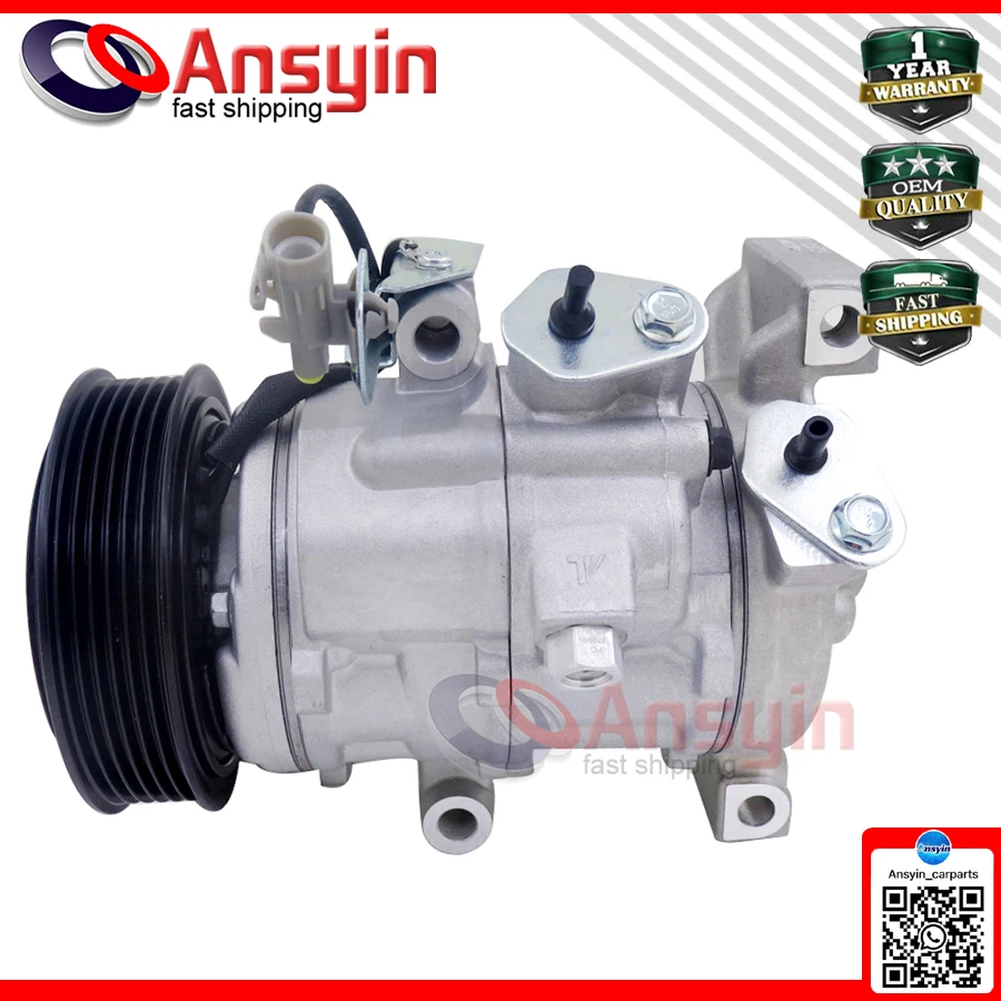 

10SRE11C Компрессор кондиционера переменного тока для Toyota Vios 447260 -9700 4472609700 SW 447260 -9700 SW 4472609700 88320-0D150 883200 Д150