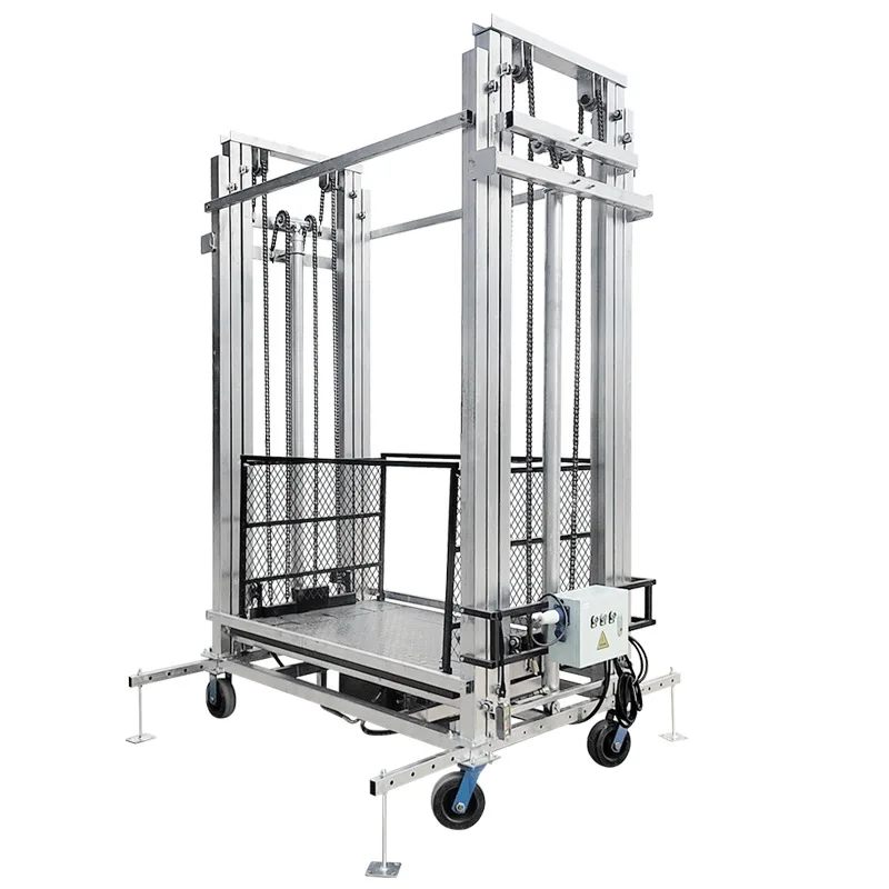 

Hydraulic electric scaffolding lift aerial work platform