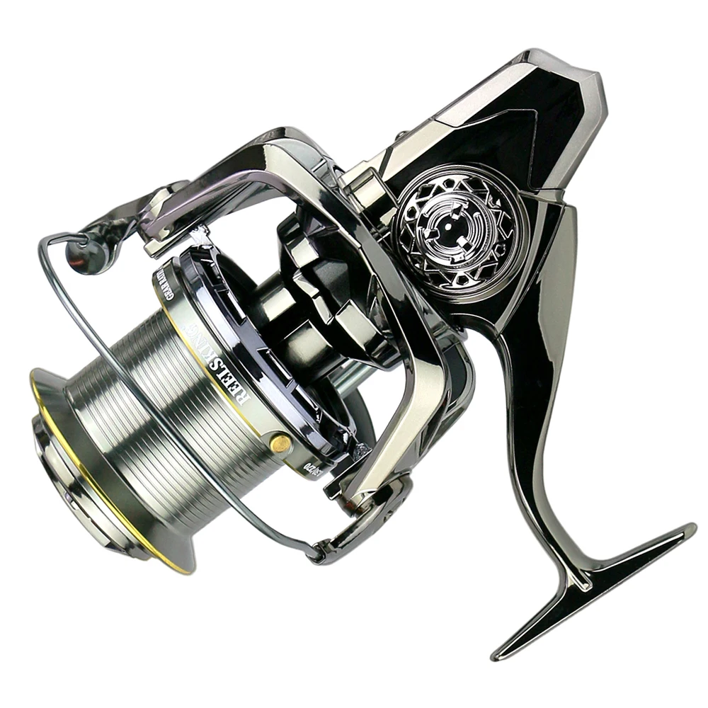 

Large Metal Spool Fishing Reel 9000 10000 12000 Worm Shaft System Spinning Reel Max Drag 20KG Saltwater Freshwater Carp Pesca