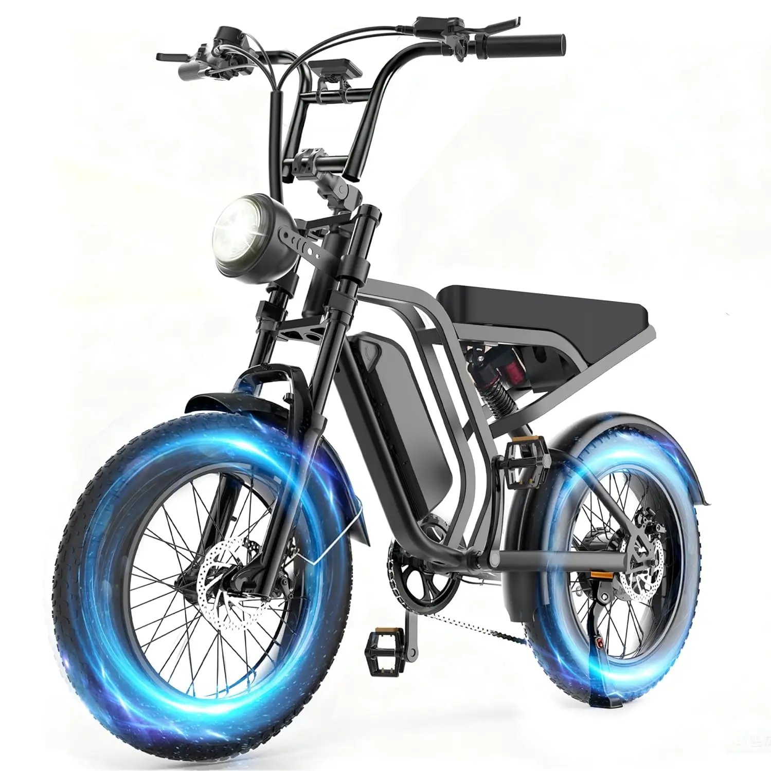 

Электрический велосипед для взрослых, электрический велосипед для бездорожья — пиковый двигатель 1500 Вт, дальность действия 33 миль вверх, 60 миль, электровелосипед с толстыми шинами 20 дюймов, 48 В, по индивидуальному заказу