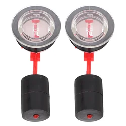2pcs Generator Fuel Gauge Fuel Level Indicator Replacement Automotive Fuel Monitor Generator Part Fuel Tank Level Gauge Accessor