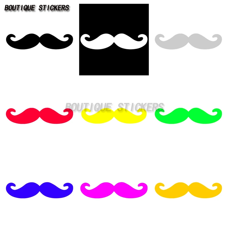 الشارب ملصق مائي الفينيل نافذة السيارة مضحك نكتة Lol لطيف Stache شكل الفن Jdm